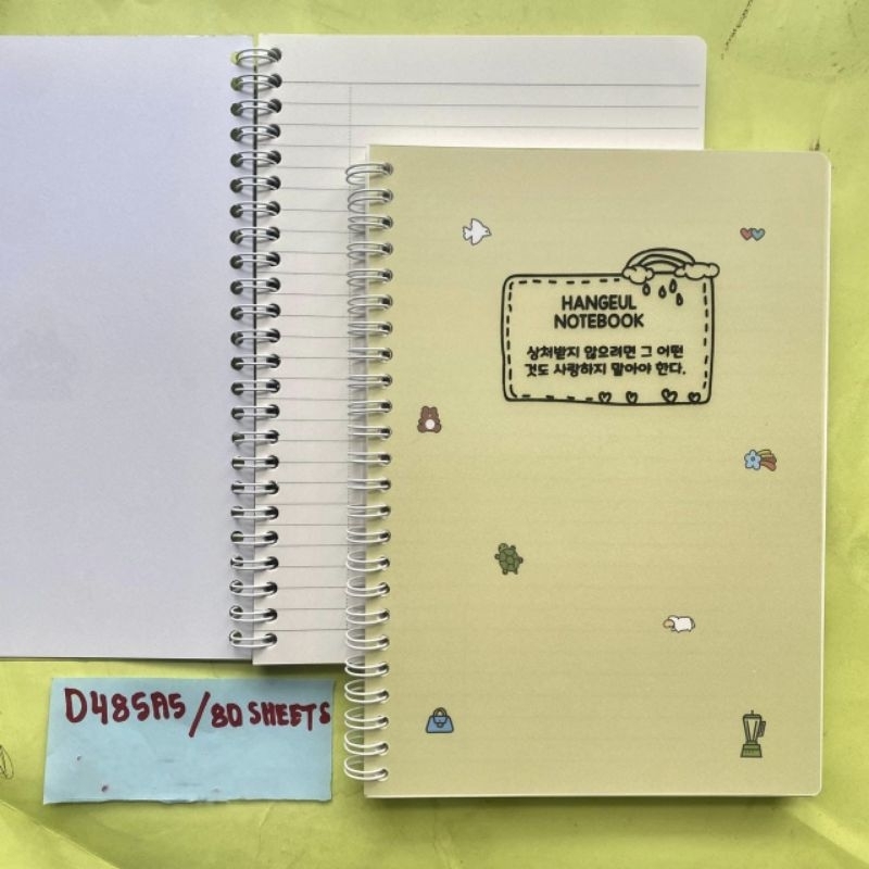 

NOTEBOOK SPIRAL A5 D485A5 ISI 80 LEMBAR