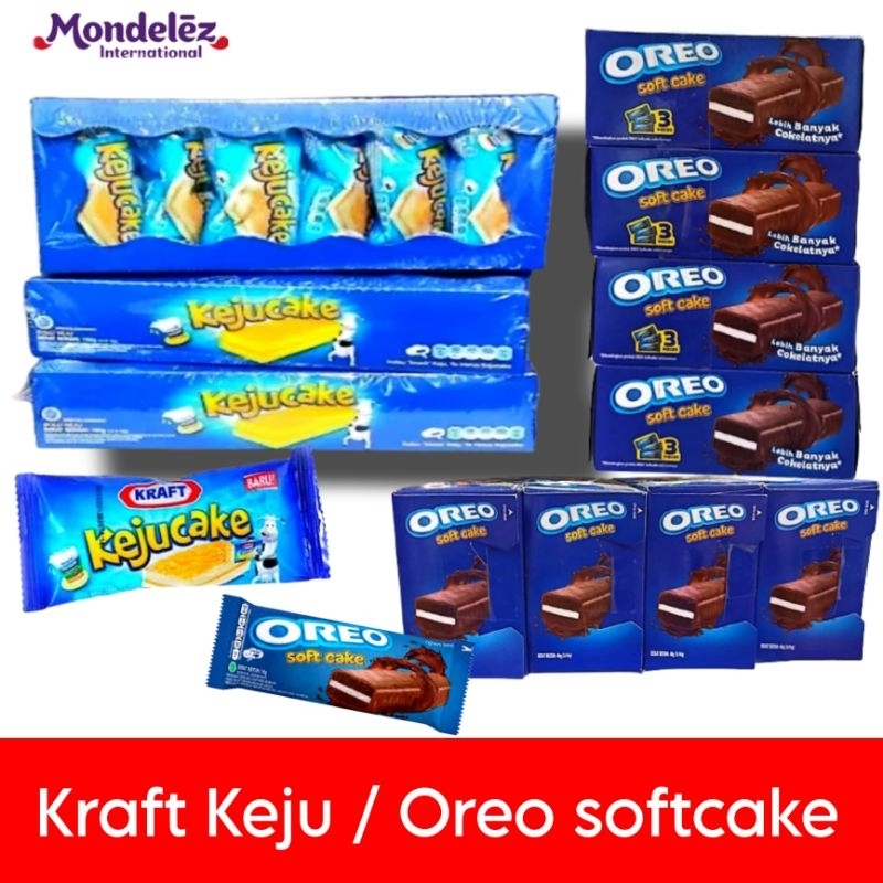 

Kraft Keju / Oreo Soft Cake isi 12bj