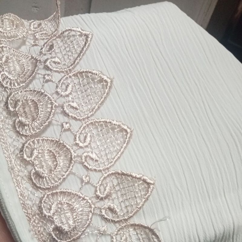 Preloved Mukena Zemira Yoora Sarah - Broken White