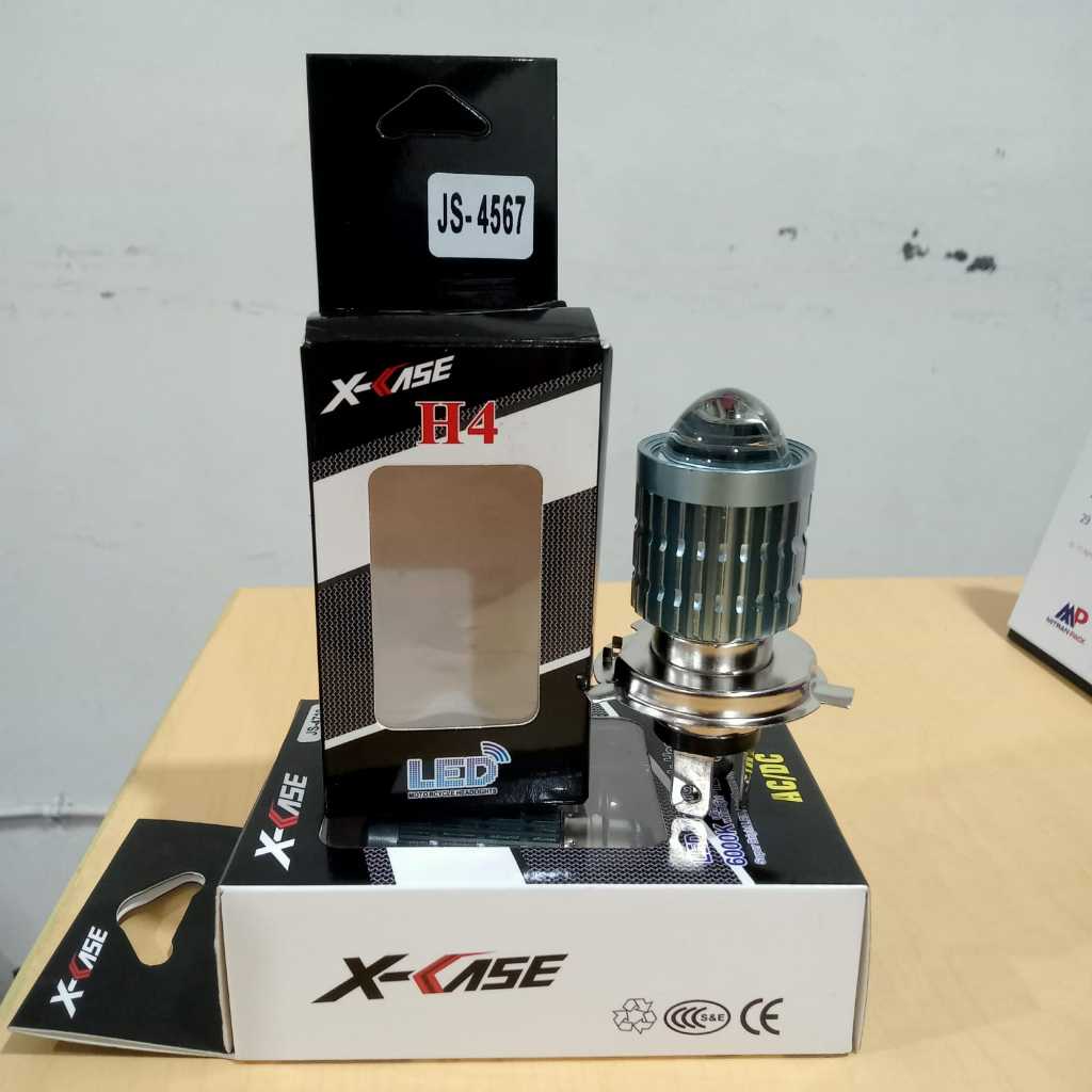 Lampu depan laser H4 Headlamp Motor H4 LAMPU UTAMA SOCKET H4 Universal semua motor