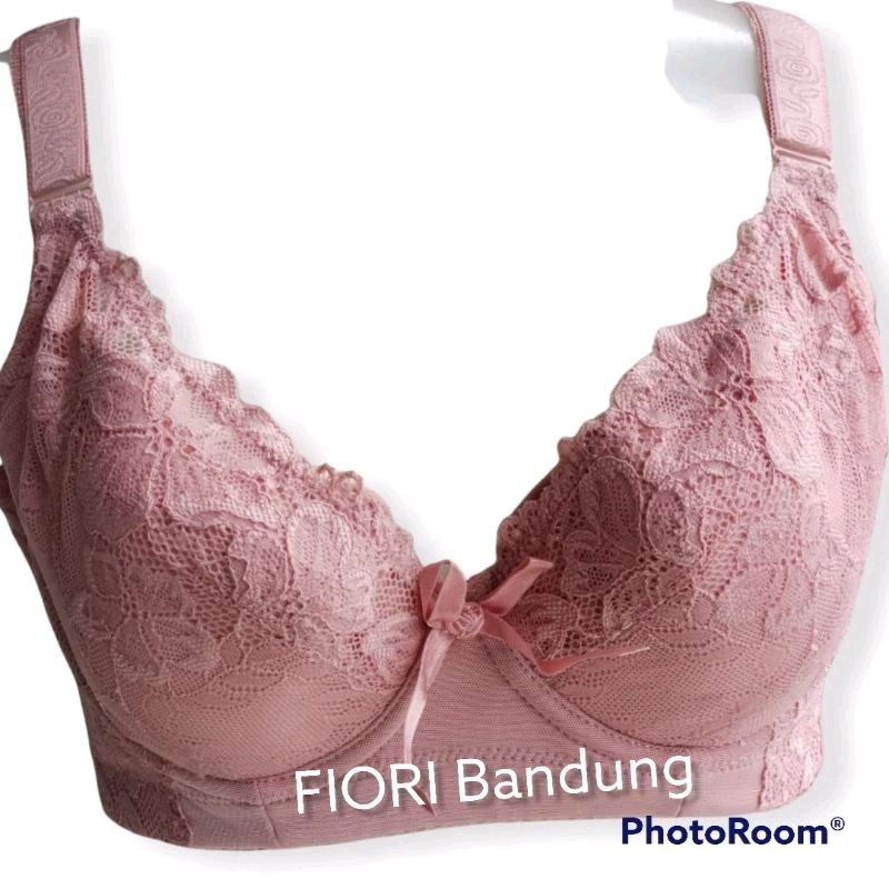 PROMO - FIORI Bra EDITA PINK | Bra Kawat Tanpa Busa | Bra Kait 4 Full Cup