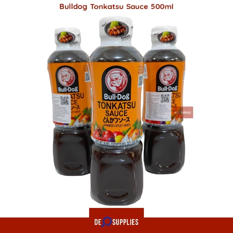 

Bulldog Tonkatsu Sauce 500ml - Saus Bull-Dog Katsu Okonomi Takoyaki Okonomiyaki