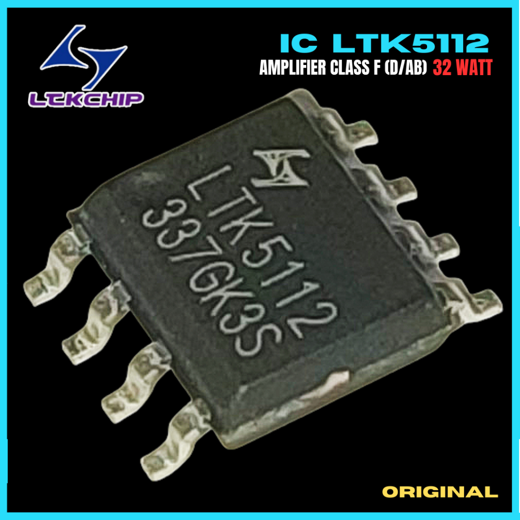 IC LTK5112 Original Power Amplifier 32W Class-F D/AB Bluetooth Car 12V