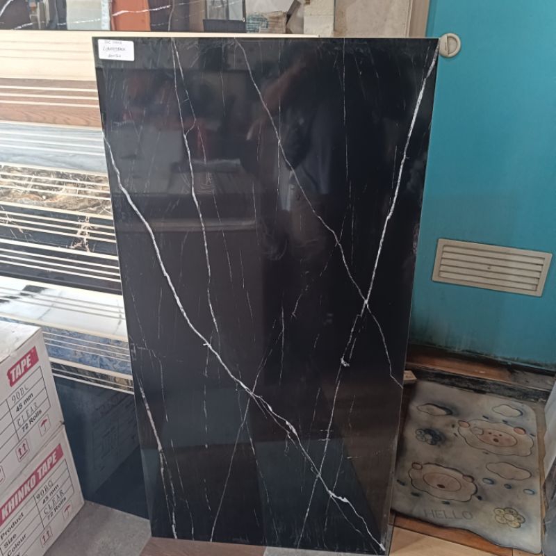 Granit Lantai 60x120 Leightning black sgc126116/savona