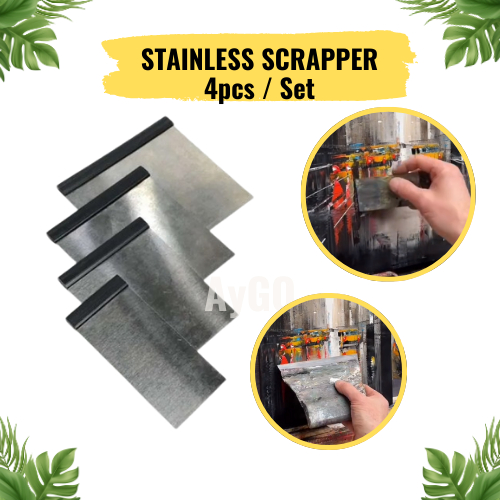 

4pcs/Set Stainless Scraper / Kape Painting tools
