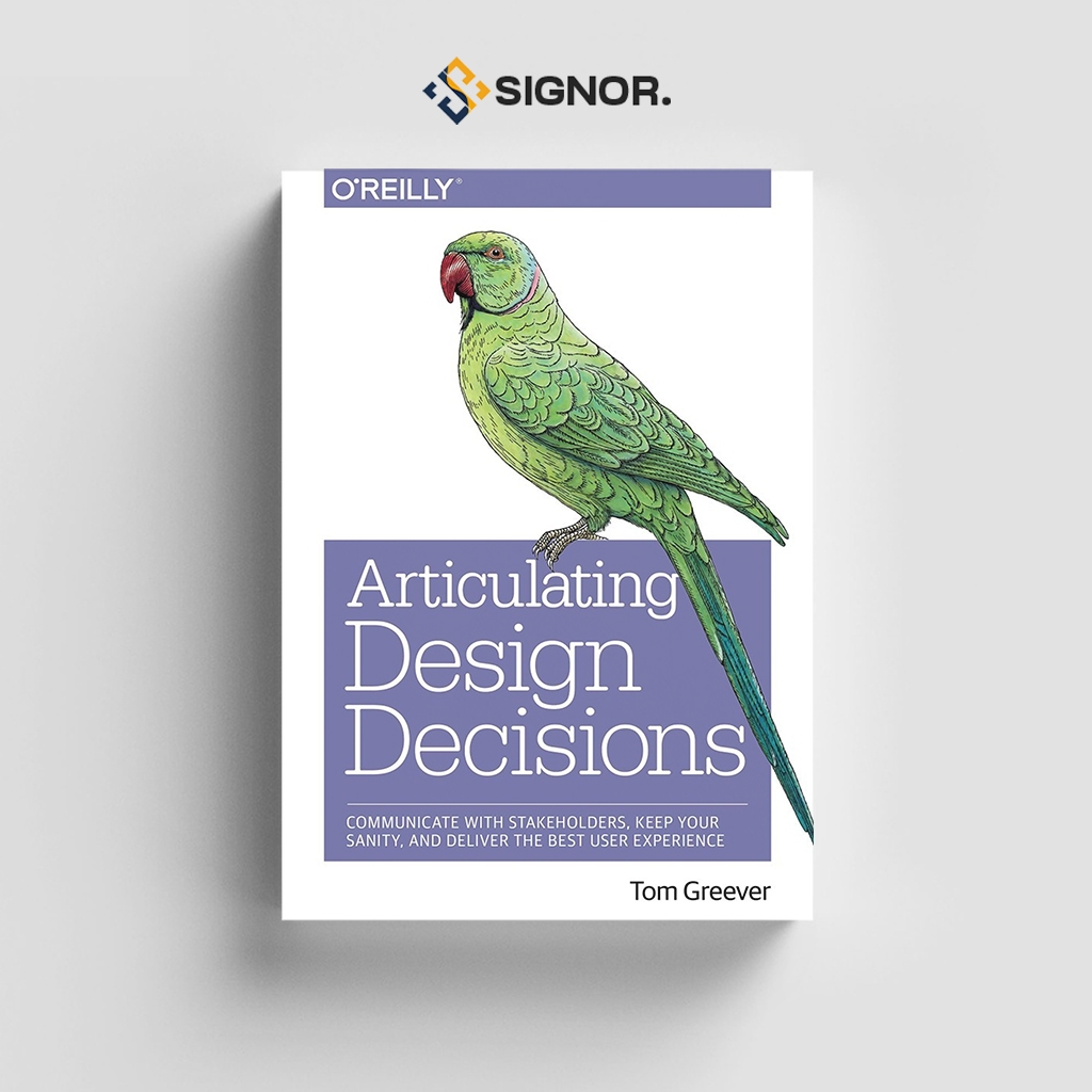 

[ENG1047] Articulating Design Decisions - Tom Greever