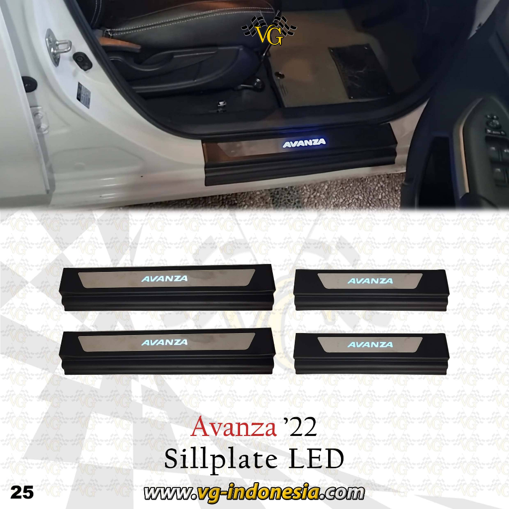 Sill plate Pintu LED Avanza 2022 +
