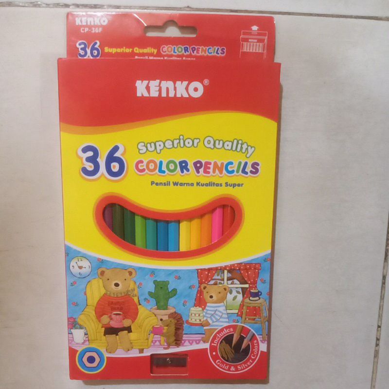 

Pensil Warna Kenko 36 ~ Superior Quality 36 Color Pencils