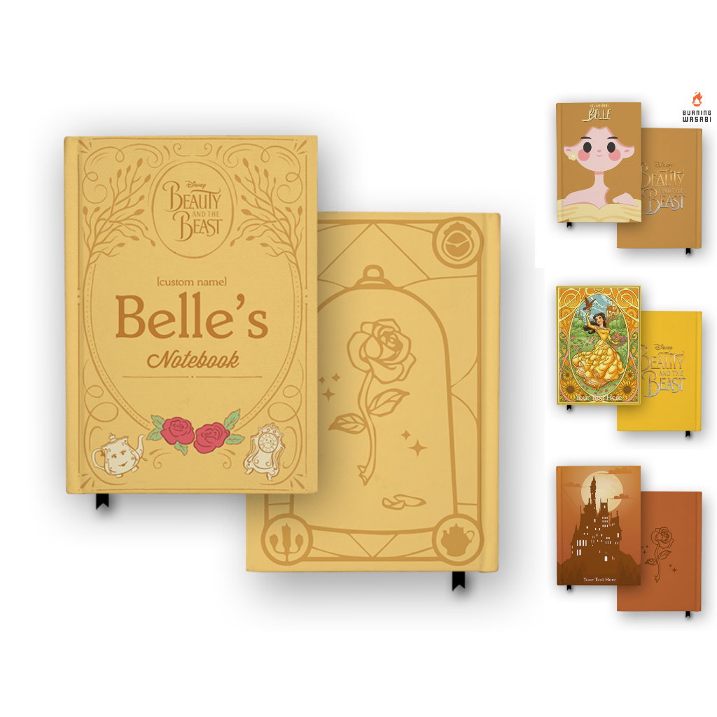 

Buku Catatan Notebook Princess Belle Beauty And The Beast Disney Agenda Jurnal Custom Nama Hardcover