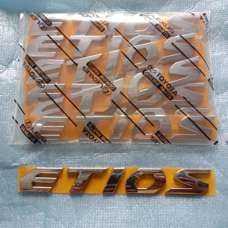 emblem tulisan ETIOS original