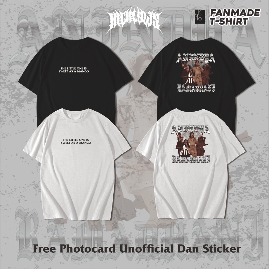 T-Shirt JKT48 "Anindya 11th Generation" Fanmade by Nicklows.idn (Baca Deskripsi Sebelum Membeli)