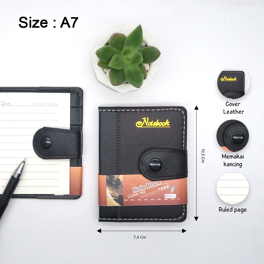 

BUKU AGENDA KANCING(18K~100K) INTERNATIONAL NOTEBOOK ISI 96 HALAMAN