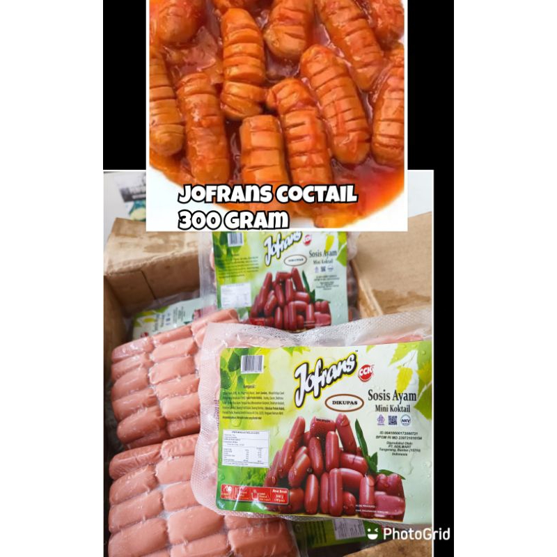 

JOFRANS SOSIS COCTAIL 300 gram