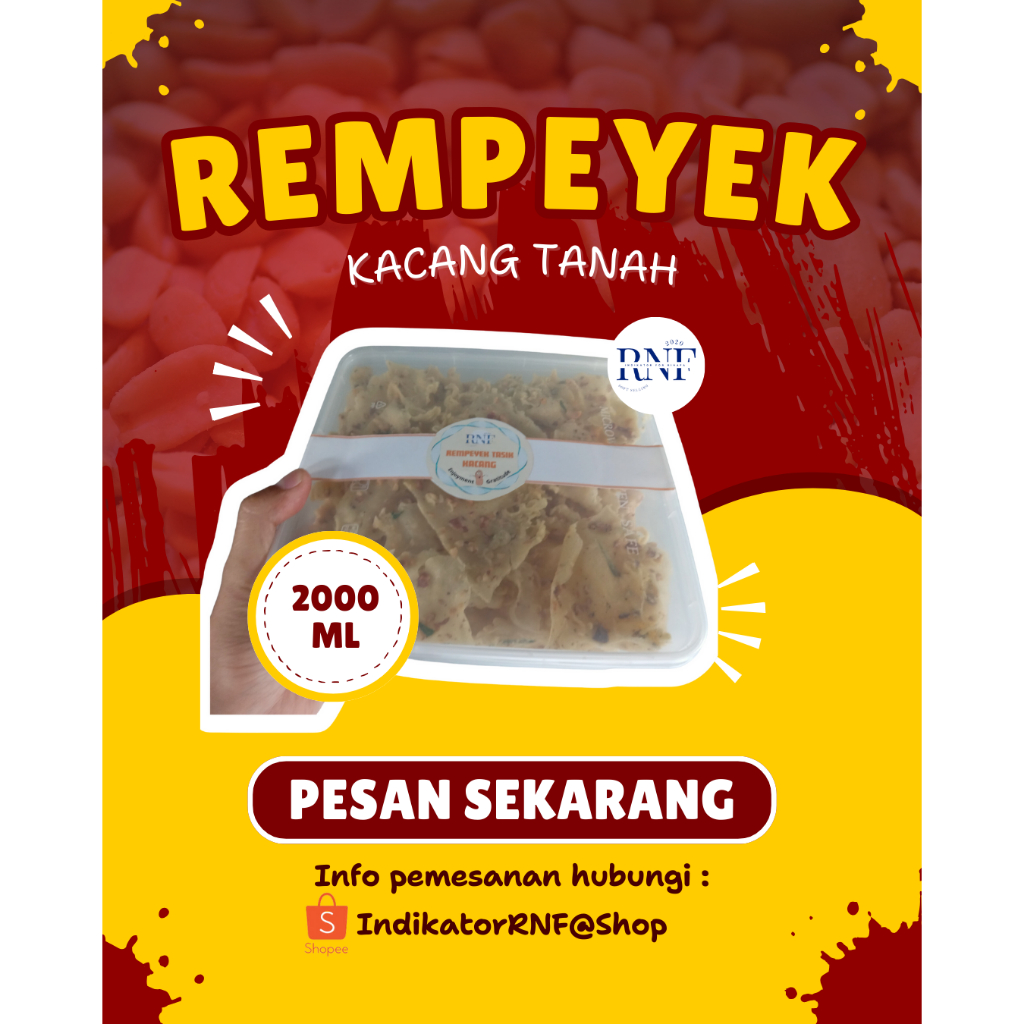 

REMPEYEK TASIKMALAYA | THWINWALL | REMPEYEK KACANG TANAH TANPA PENGAWET 2000ML