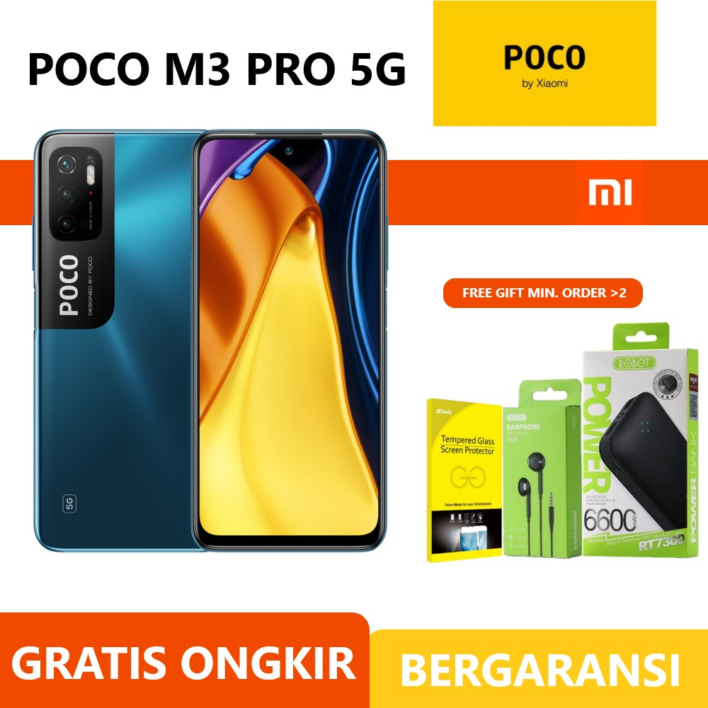Xiaomi Poco M3 Pro 5G 4/64GB + 6/128GB Garansi