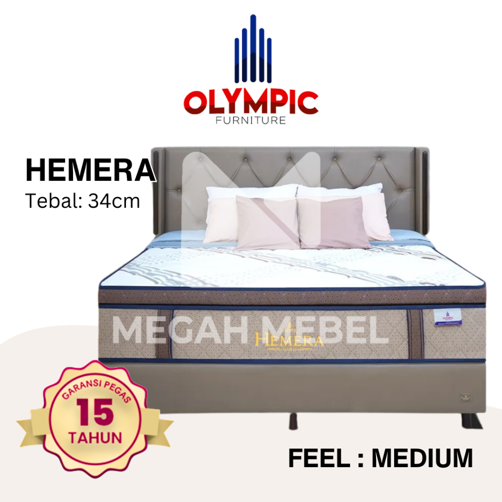 Olympic Springbed Tipe Hemera Full Set Kasur Saja