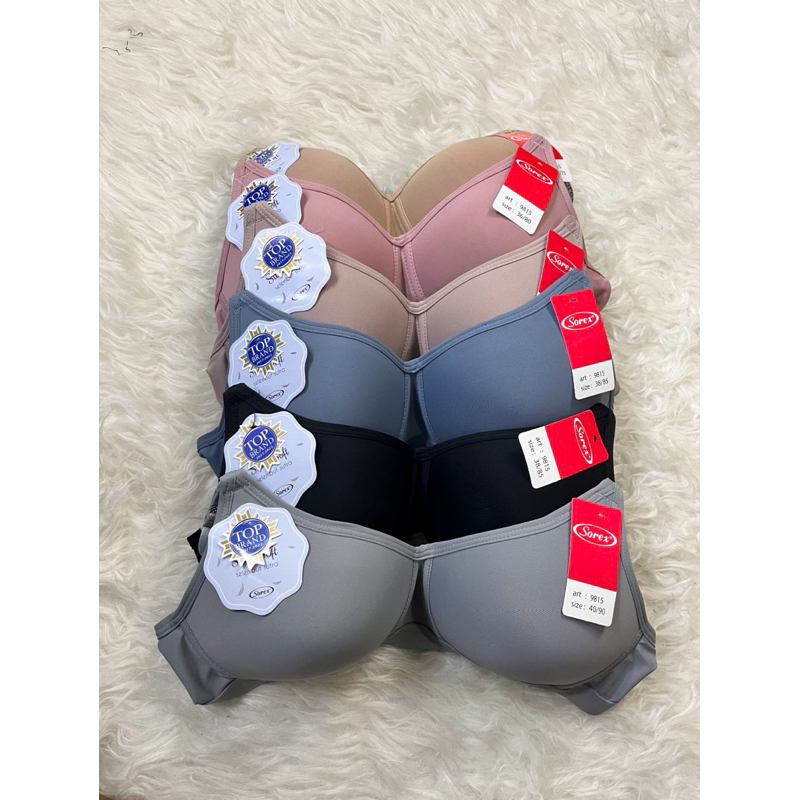 Bra Sorex Silky Soft BH Harian Busa Tanpa Kawat Lusinan