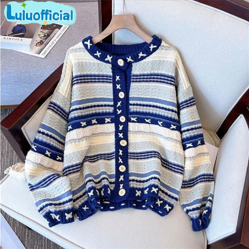 Lulu  Renjun Gaya yang sama Cardigan Rajut Premium / Renjun Cardigan Premium