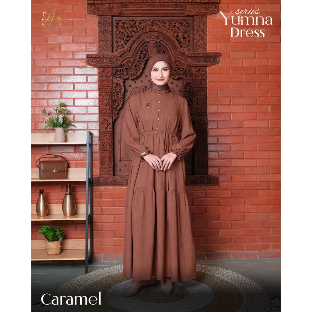 YUMNA BY ADEN HIJAB/GAMIS/ABAYA/GAMIS CRINKLE/ABAYA CRINKLE