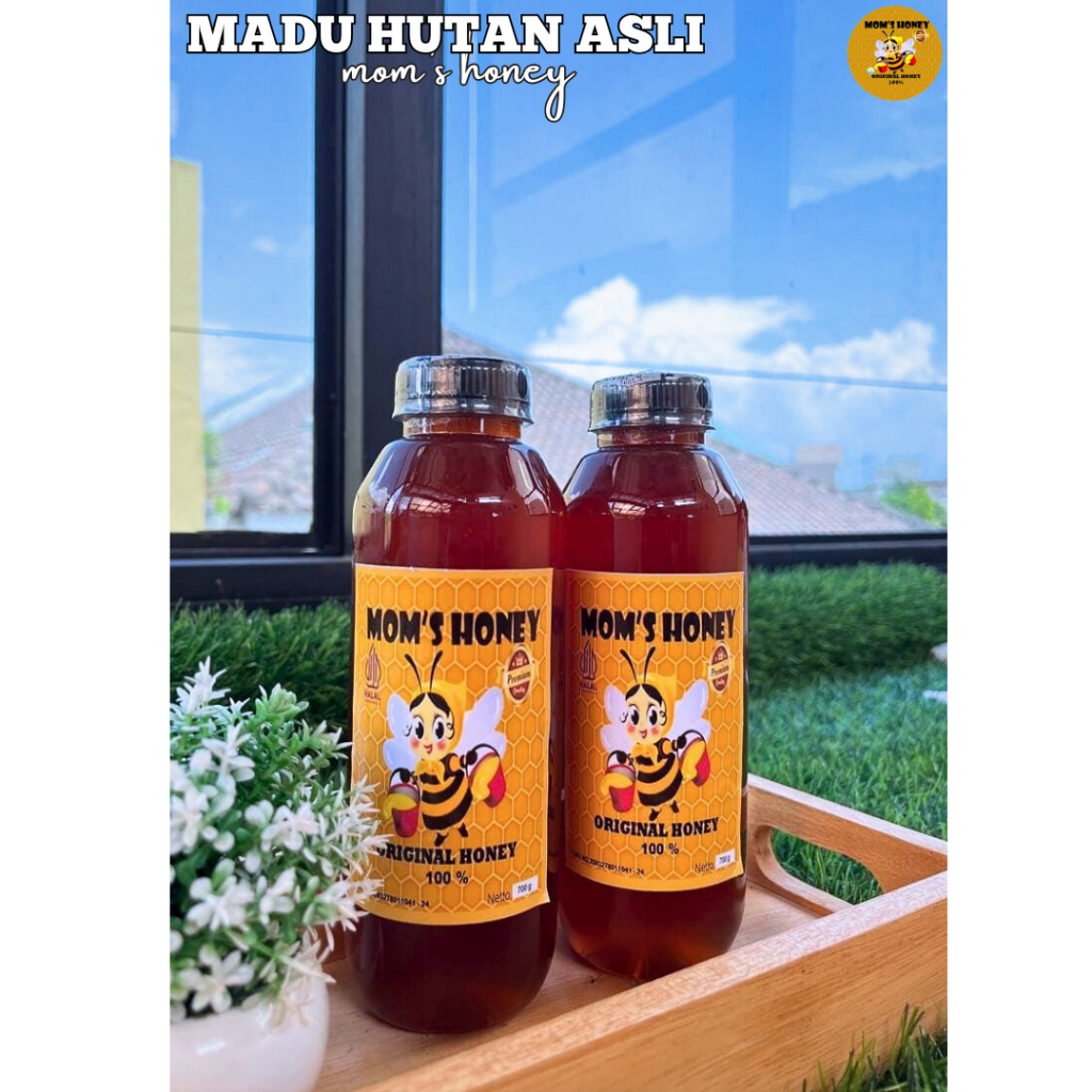 

Madu Murni Asli Moms Honey 700 gram kaya akan manfaat 100% Alami