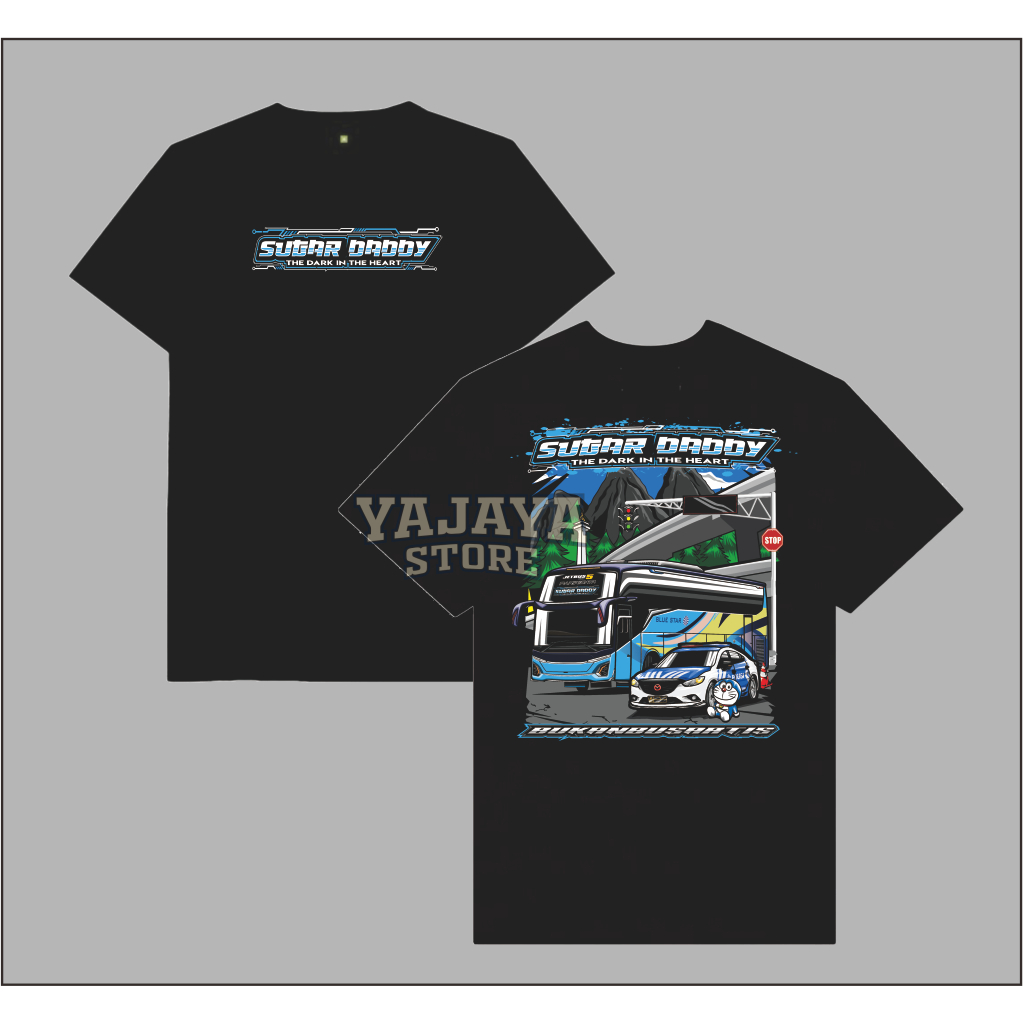 Kaos DISTRO Bus Sugardady YAJAYA.ID