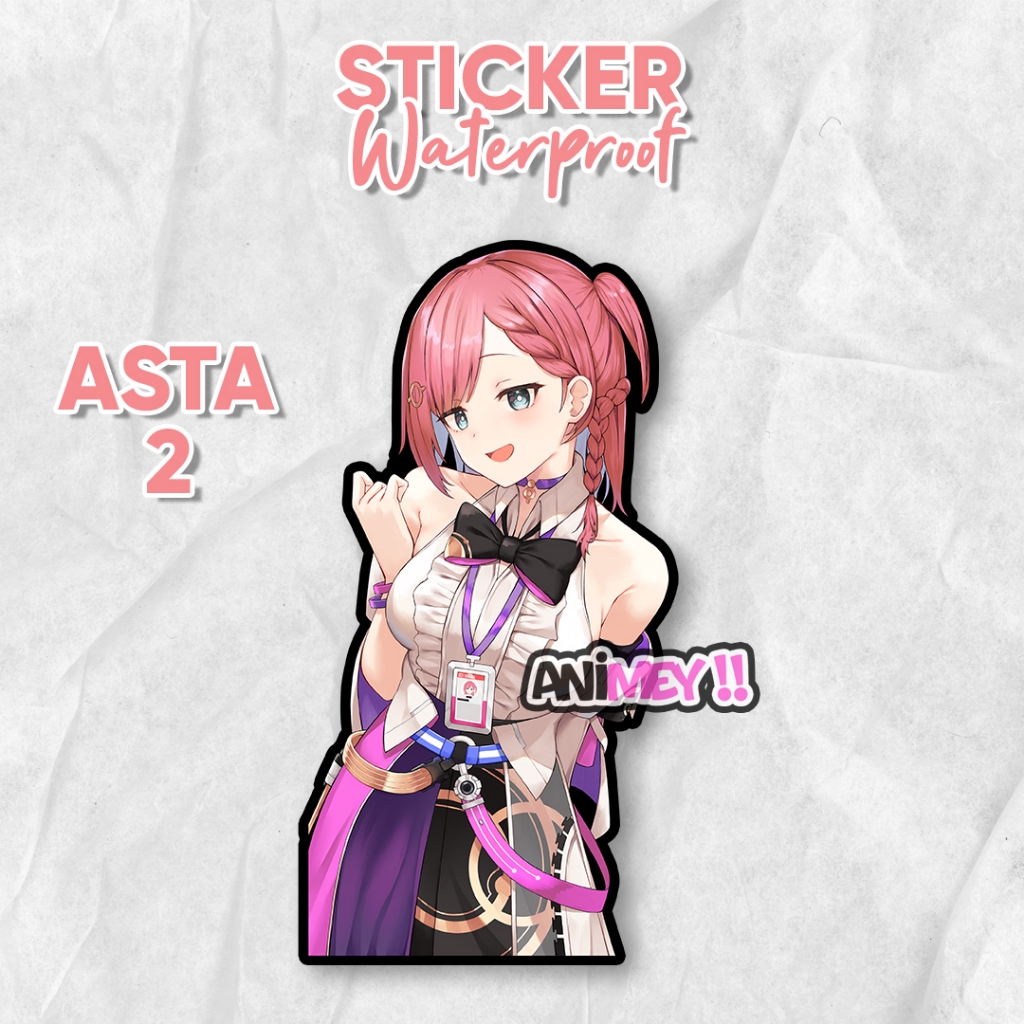 

Stiker Asta Honkai Star Rail / Sticker Anime Waterproof