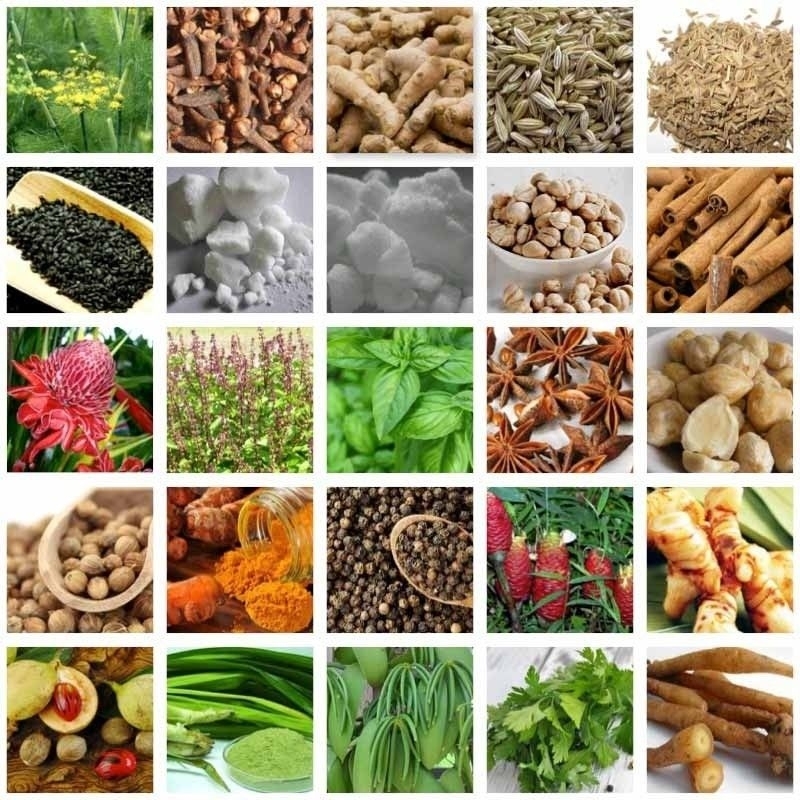 

REMPAH PALA JINTEN MESOI AKUR CENGKEH KAYU MANIS TUMBAR KEMIRI