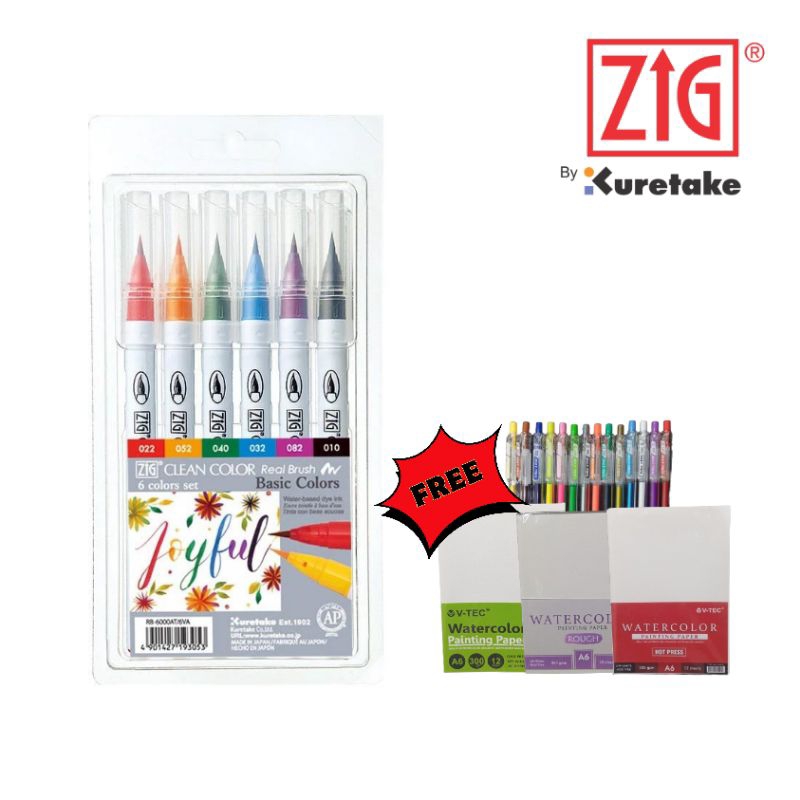 

PROMO!!! CLEAN COLOR RB Set 6 FREE Kertas Water Color