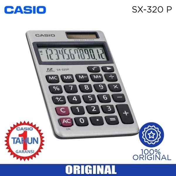 

Kalkulator Saku CASIO SX-320P Pocket Value Series Calculator 320 P