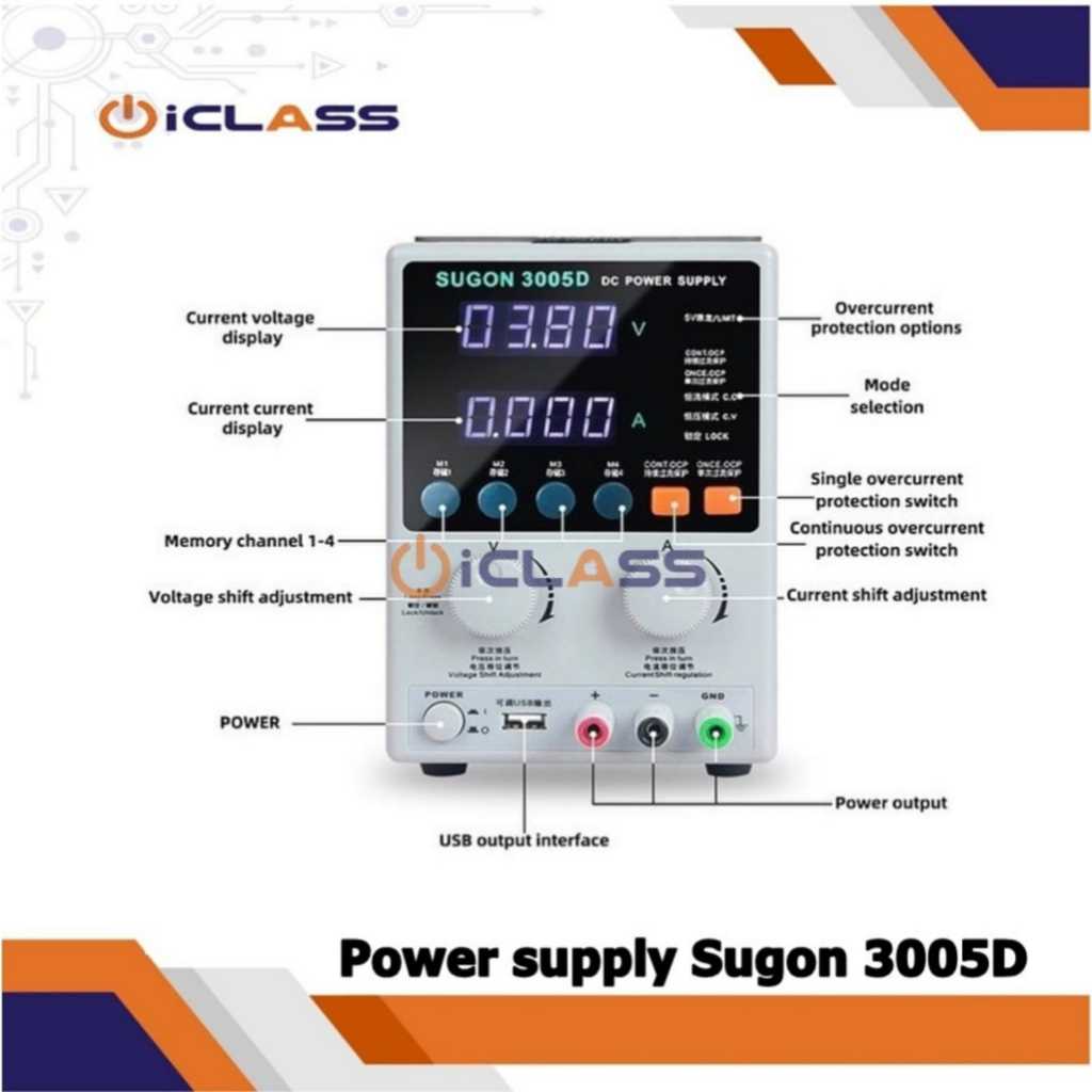 POWER SUPPLY SUGON 3005D SUPLAI 3005 D