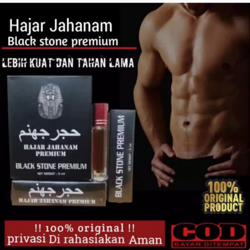 minyak hajar jahanam premium black stone hajar jahanam 100%original