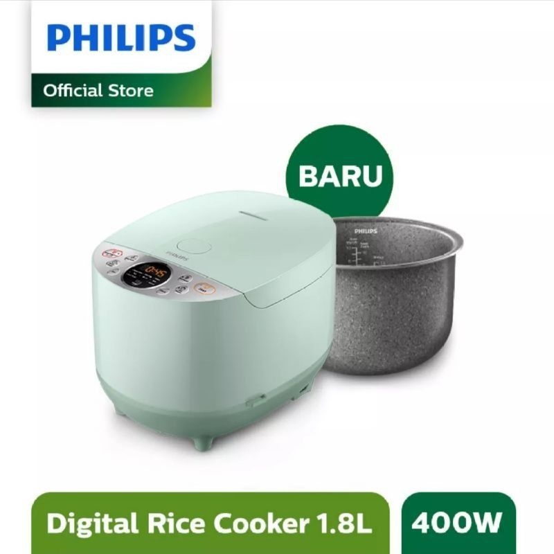 MAGIC COM PHILIPS DIGITAL HD 4515 1.8LITER ALAT PENANAK NASI PENGGANTI KOMPOR LISTRIK BISA MASAK KUK