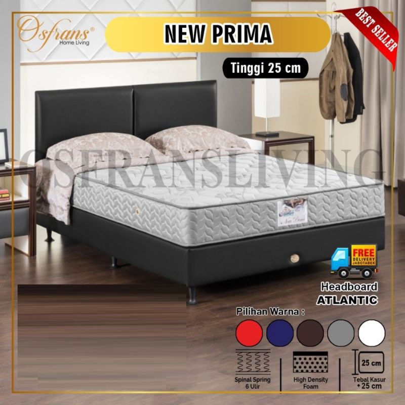 Guhdo Springbed New Prima 15 - 180x200 - Fullset Atlantic Style