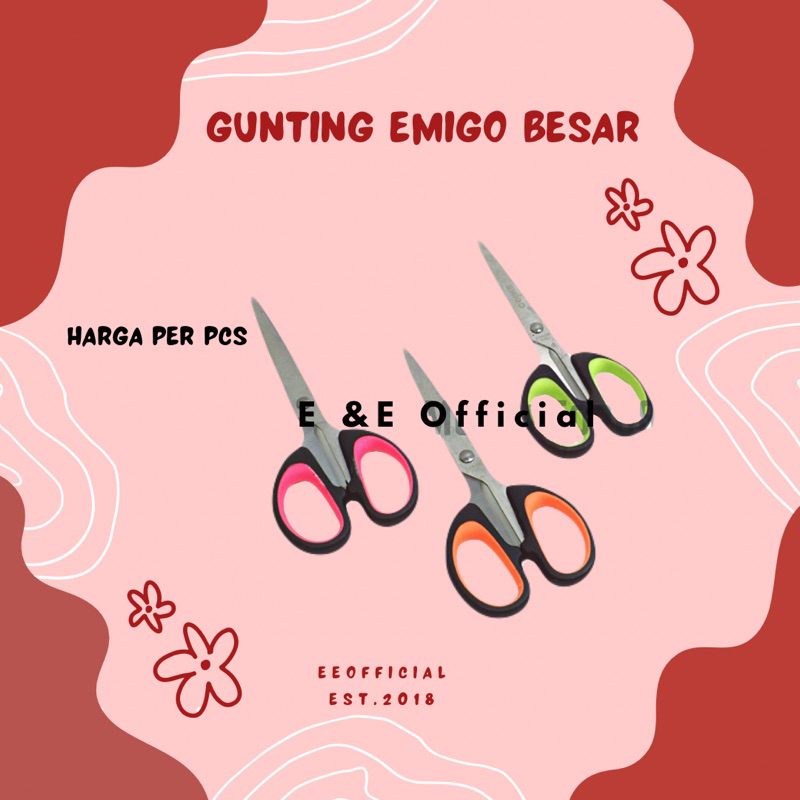 

GUNTING BESAR EMIGO /GUNTING HW 8 /GUNTING WARNA WARNI