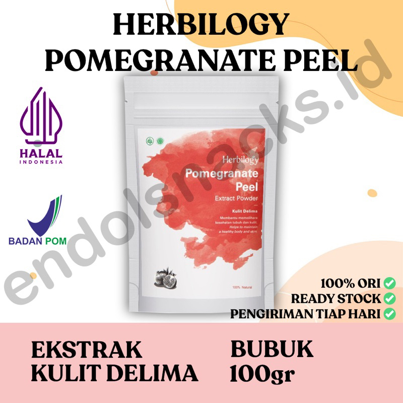 

Herbilogy Pomegranate Peel (Kulit Delima) Extract Powder 100g