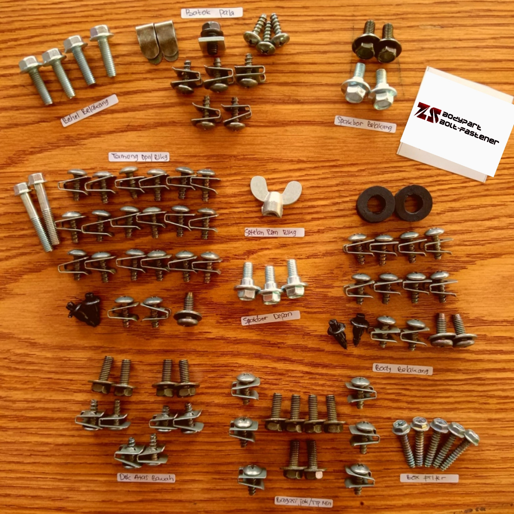 Baut Bodi Motor Mio J Dan Mio GT Full Set/Baut Body Motor Mio J/Baut Body Motor Mio GT