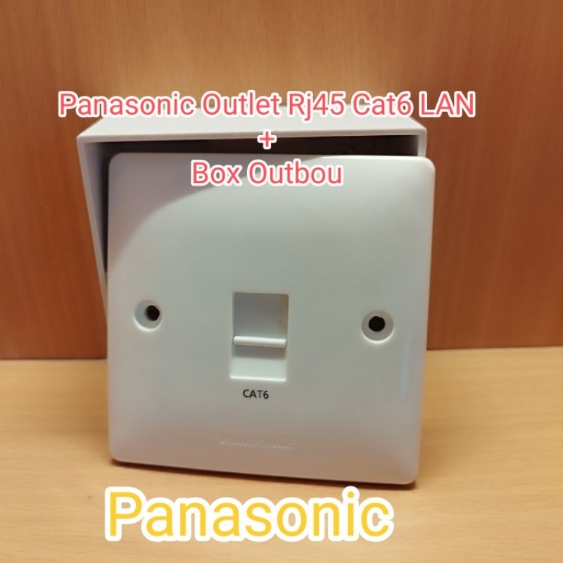 Face plate Outlet Panasonic Rj45 Cat6