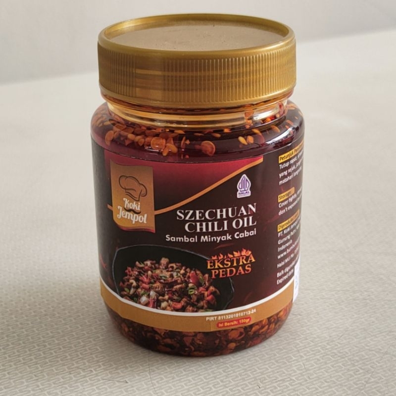 

Koki Jempol Szechuan Chili Oil / Sambal Minyak Cabai 150 gram - Szechuan150