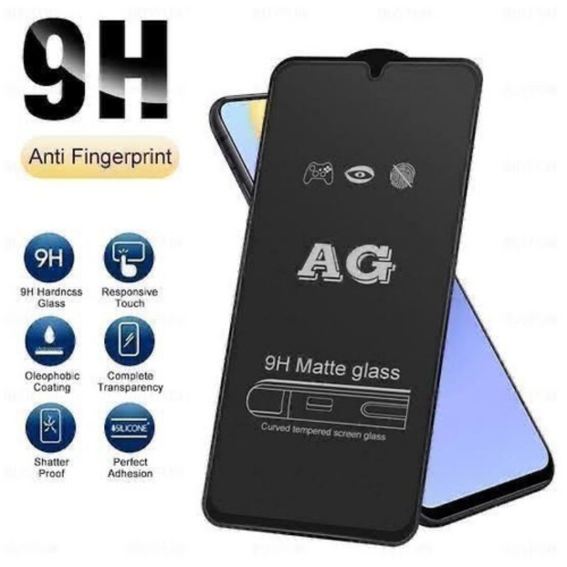 Tempered Glass 9H Full Layar Poco C3 C31 C40 C50 C55 F1 F2 F2 Pro F3 F3 GT F4 F4 GT Anti Minyak