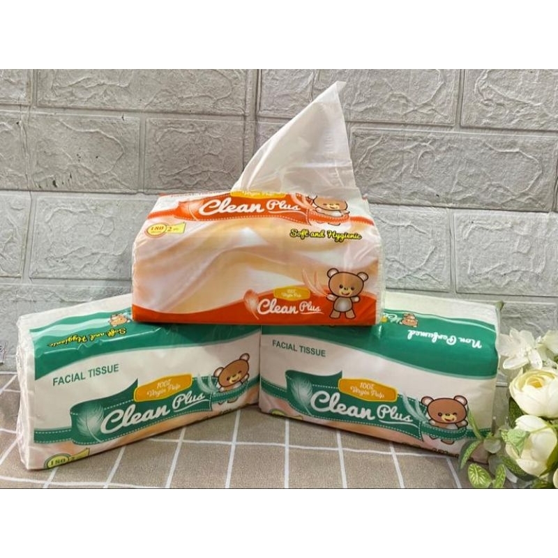 TISSUE CLEAN PLUS 180, TISSUE CLEAN PLUS 2 PLY, TISSUE CLEAN PLUS MURAH, TISSUE MURAH, TISSUE CLEAN 
