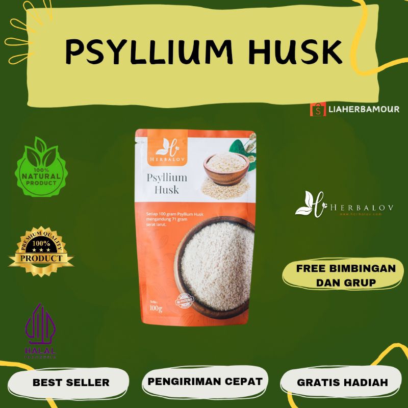 

HERBALOV PSYLLIUM HUSK UNTUK MENCUKUPI KEBUTUHAN SERAT HARIAN MELANCARKAN BAB MEMBERSIHKAN SALURAN CERNA MENGECILKAN PERUT BUNCIT