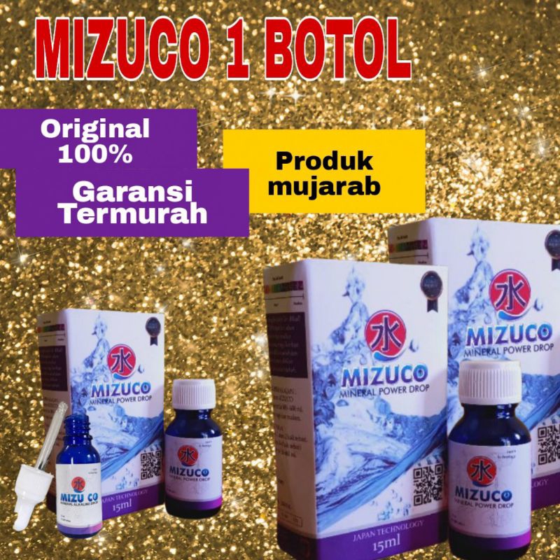 mizuco 1 botol asli original
