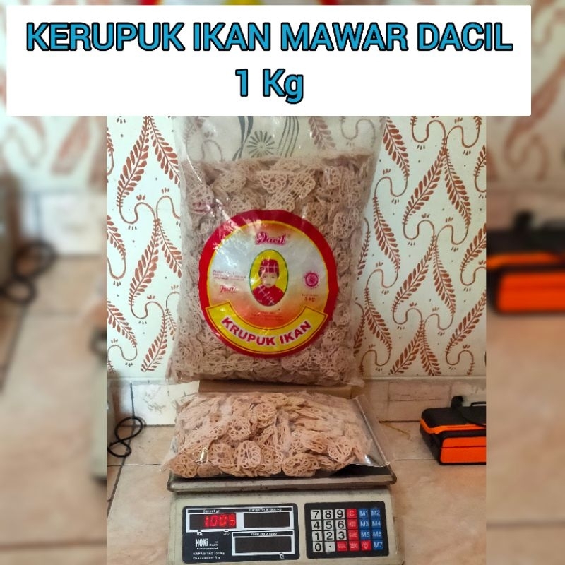 

Kerupuk Ikan Mawar Dacil 1 Kg