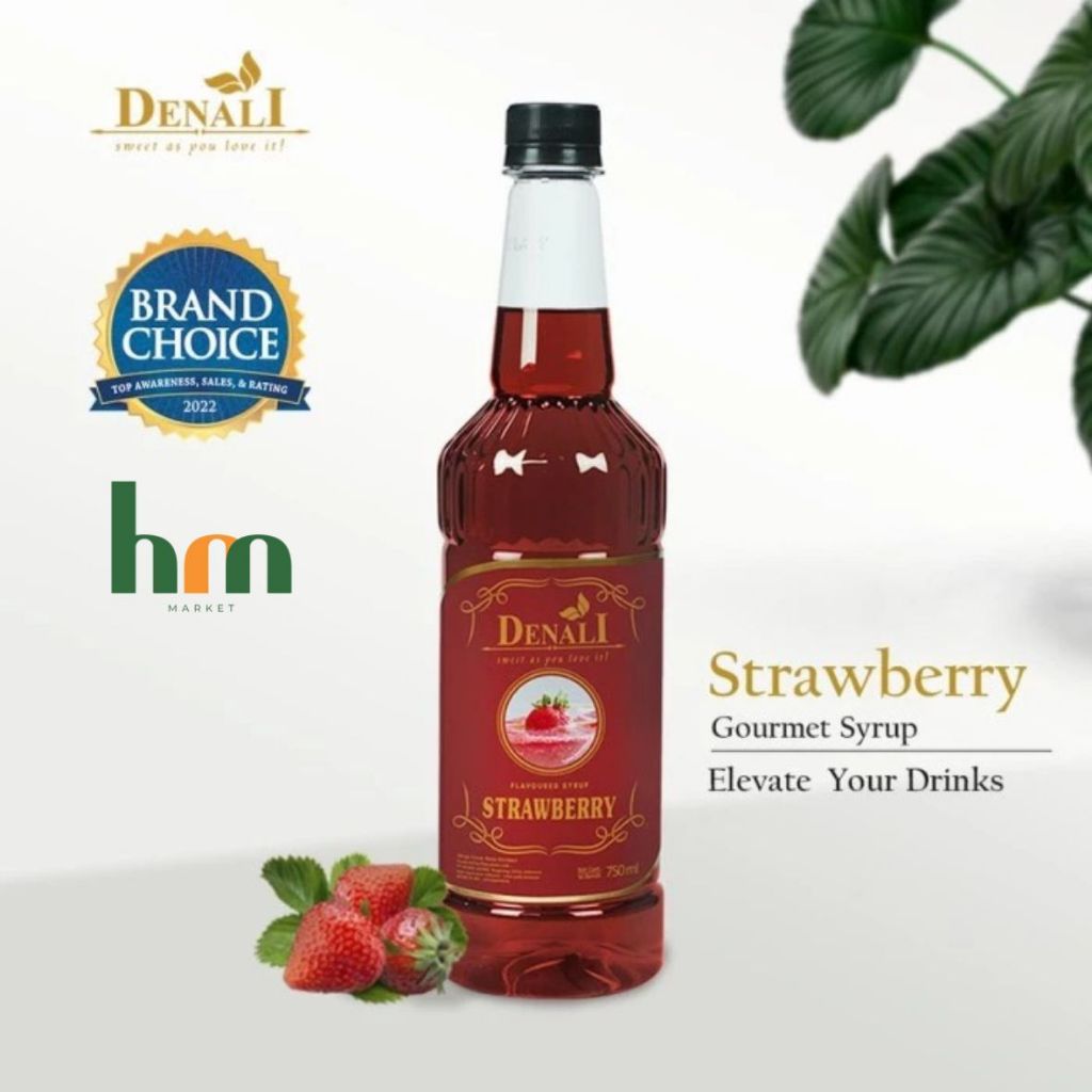 

Sirup Denali Strawberry 750ml | Syrup Strawberry Denali 750 ml