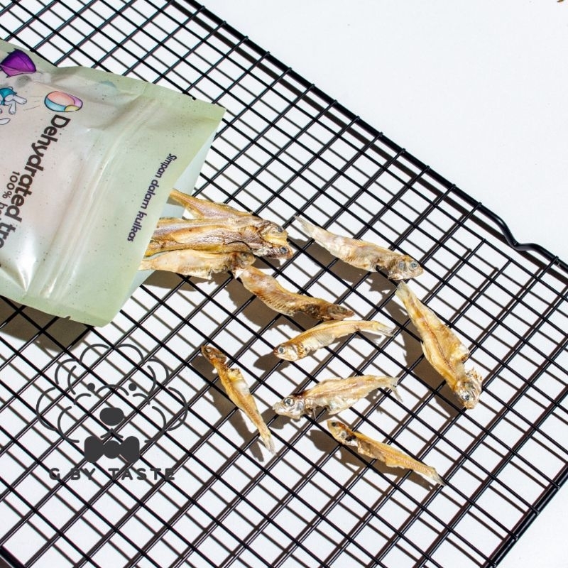 

dehydrate anchovies teri kering snack anabul anjing kucing cemilan treats treat g.bytaste dehydrated bandung enak murah gizi sehat laut ikan fresh segar bersih