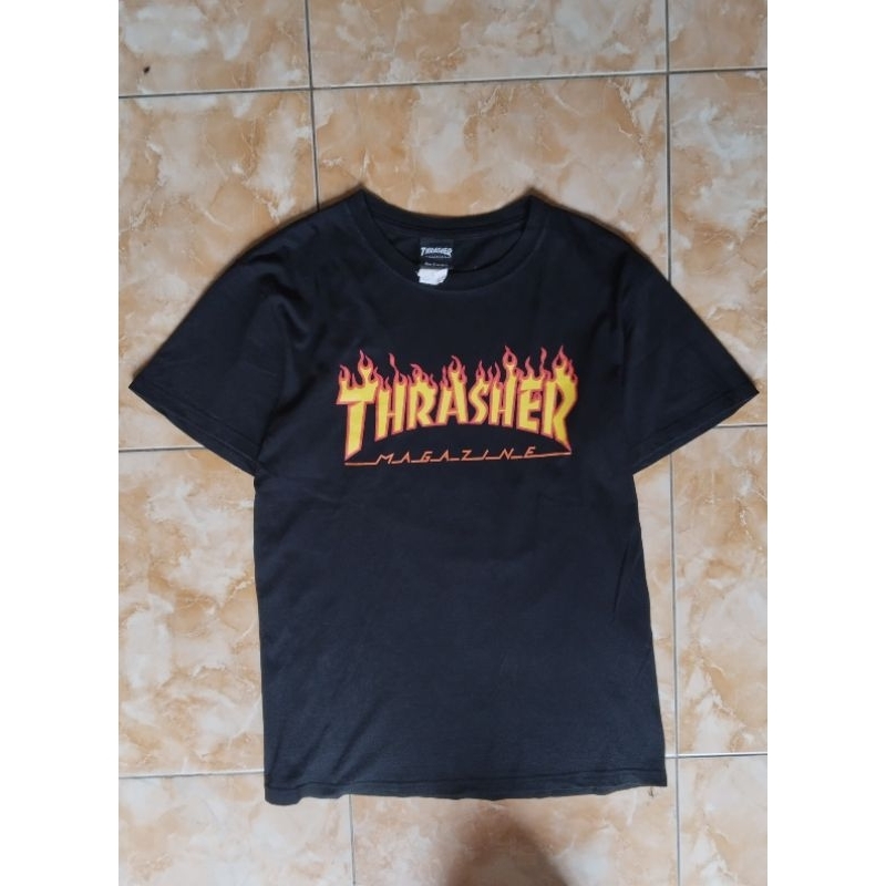 kaos t shirt thrasher / kaos thrasher second