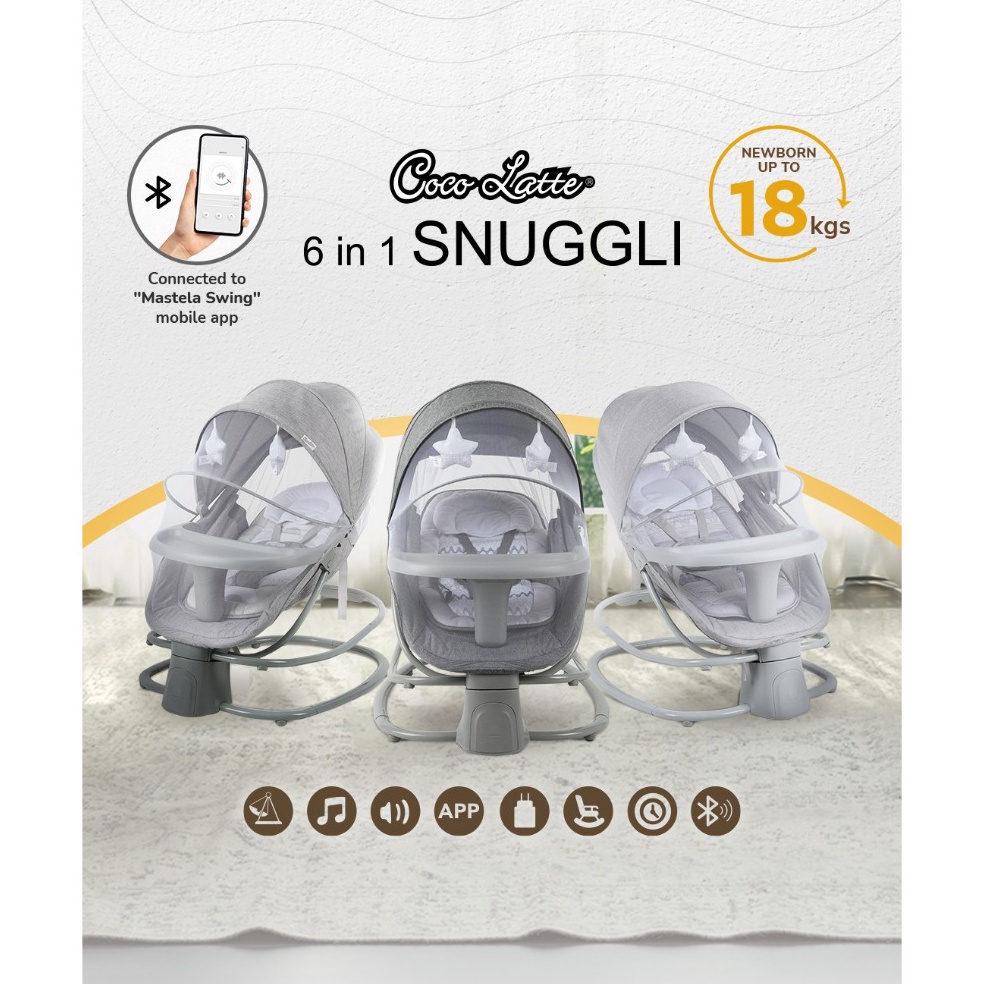 HARGA TERMURAAH Bouncer Cocolatte Snuggli Elektrik Snuggli 6 in1 Snuggli 2 SNUGGLI 2 With Footrest C