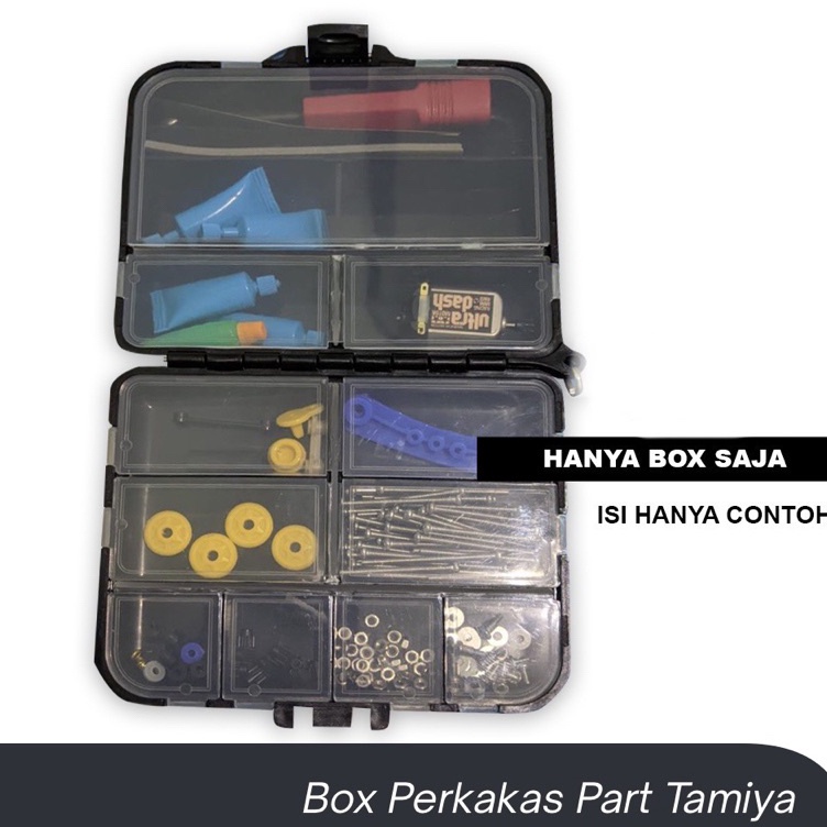 ZJs BOX Perkakas Part Tamiya Kotak Dinamo Penyimpanan Part Tamiya Kotak