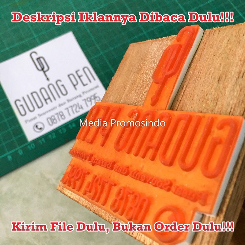 

Stempel Kayu Jumbo Besar Maksimal 8x8cm