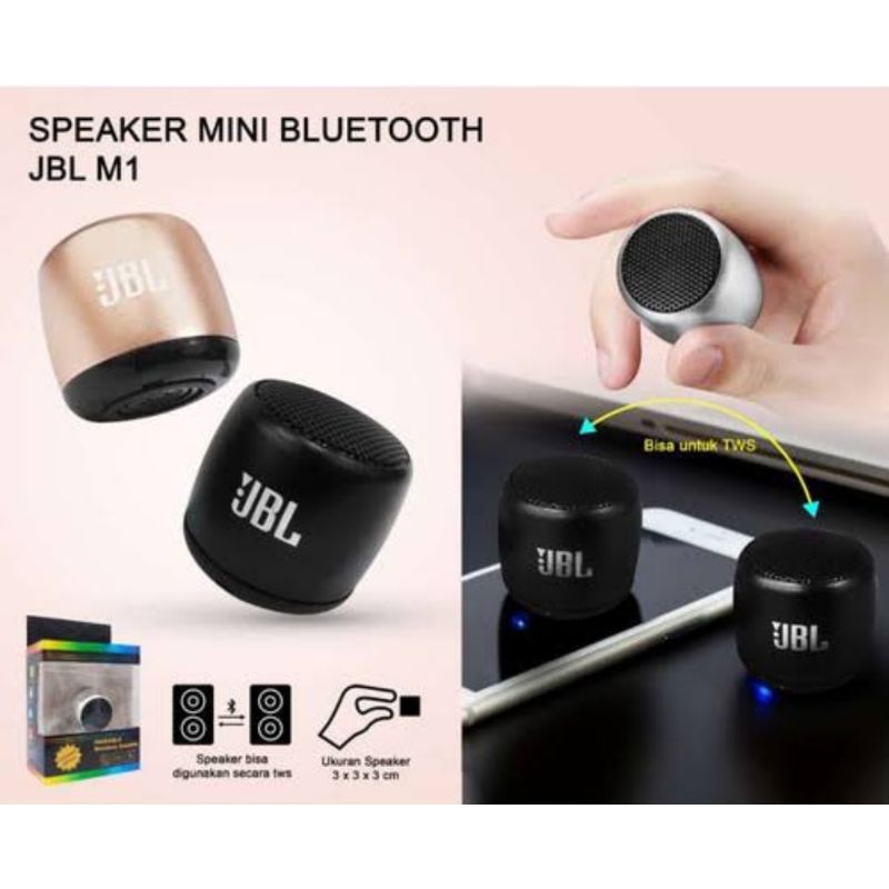 Speaker Bluetooth Portable JBL Mini M1 / Musik Player Led Mp3 Asesoris Elektronik Hp Speker Blututh Blutut